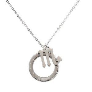 NWT Quotes by Izzy and Oliver Stainless Steel Scorpio Pendant Necklace